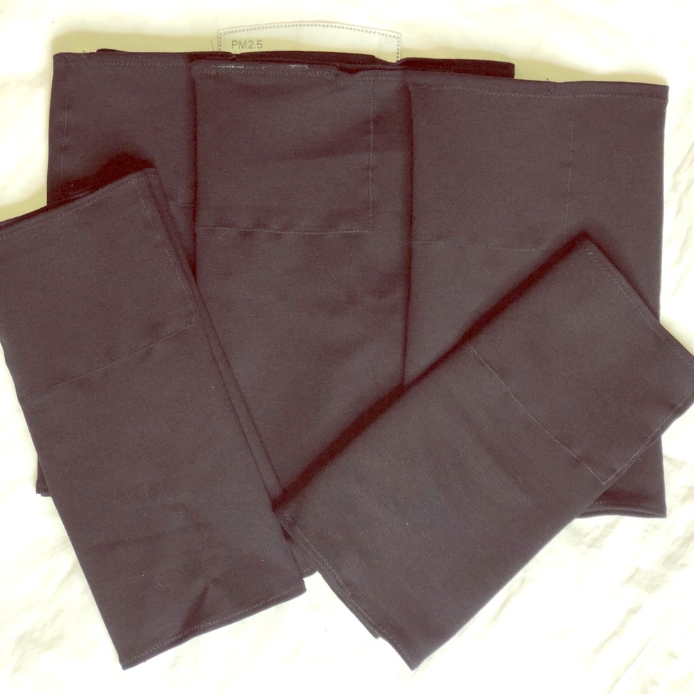 Face Mask/Neck Gaiters W/Pocket for PM 2.5 Filters